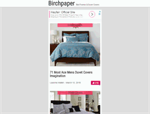 Tablet Screenshot of birchpaper.com